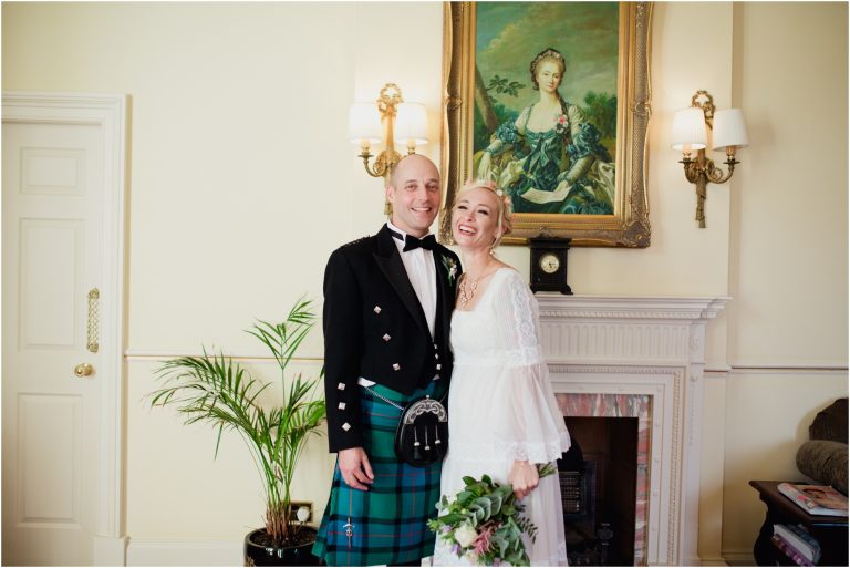 Scottish elopement at Melville Castle, Edinburgh – Amy & Jason