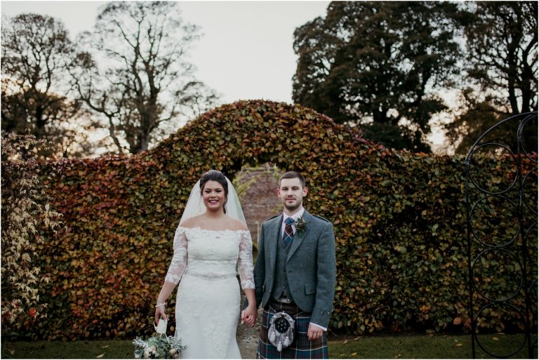 Scottish winter wedding at Castle Fraser, Aberdeenshire – Jules & David