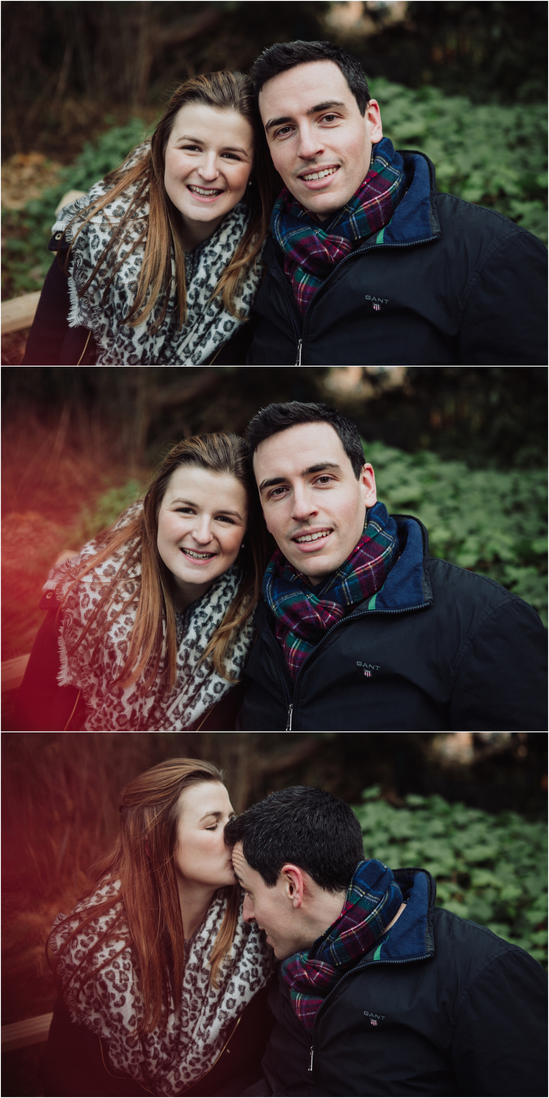 pre wedding engagement shoot botanical gardens edinburgh