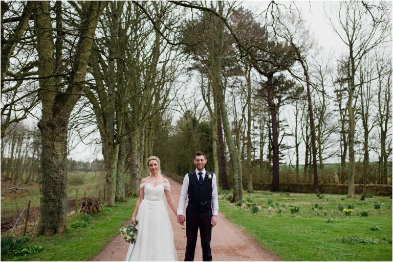 Spring barn wedding at Kinkell Byre – Leigh & Andrew