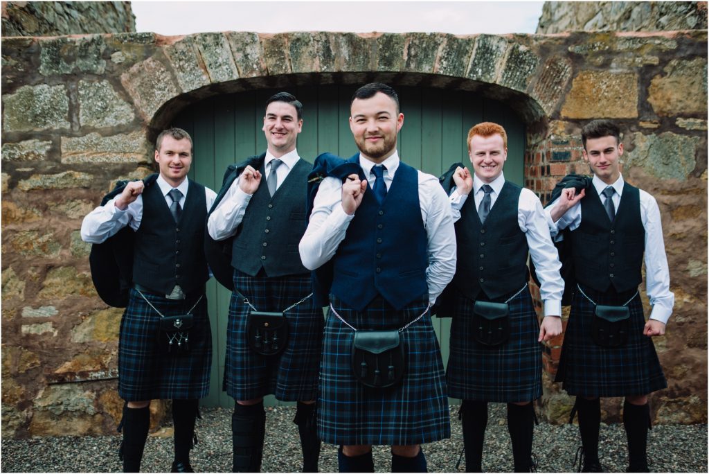 cowshed crail rustic barn wedding scotland