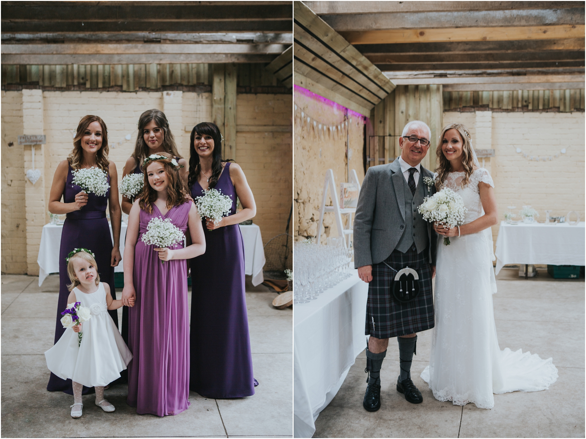 rustic barn wedding at comrie croft