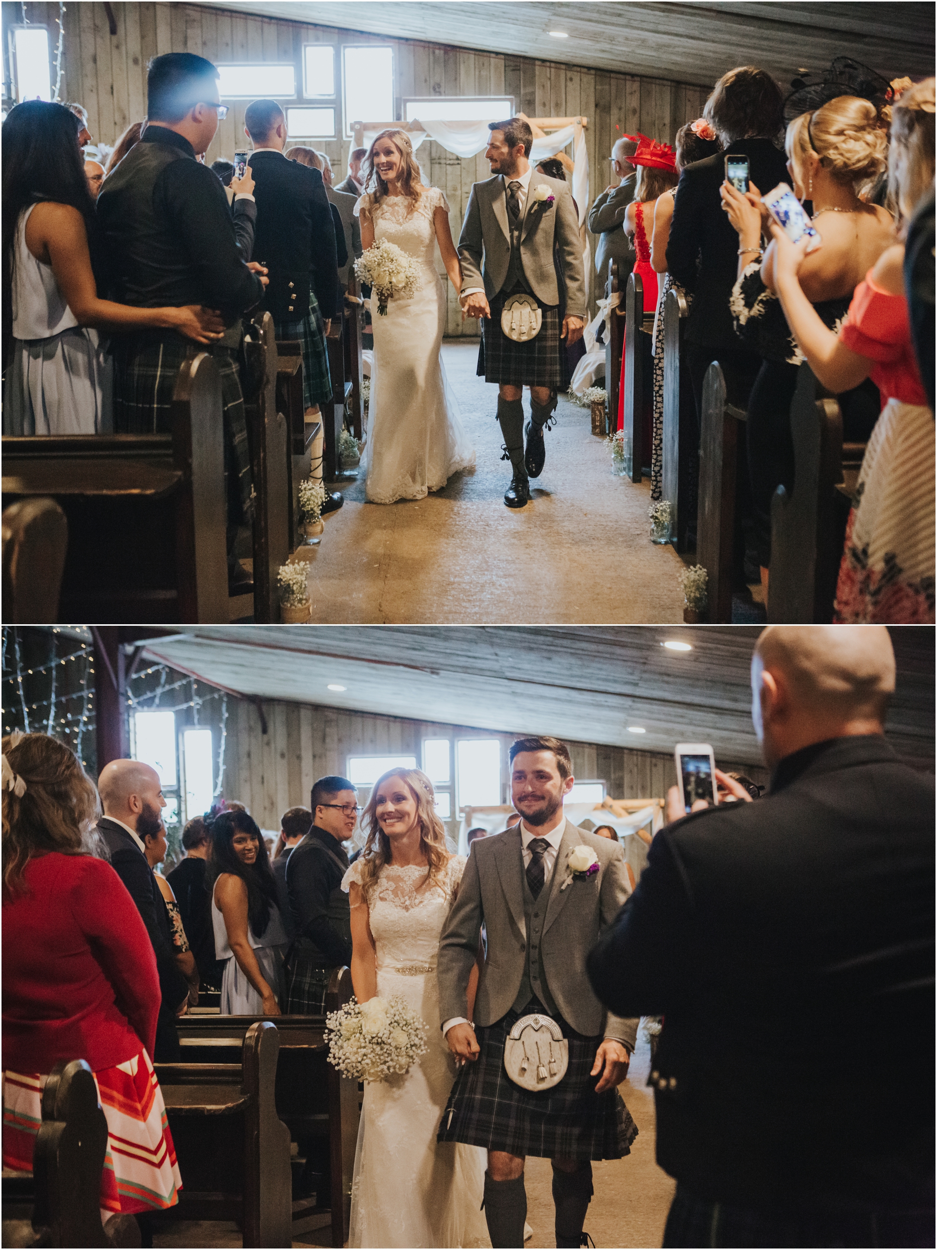 comrie croft barn wedding photos