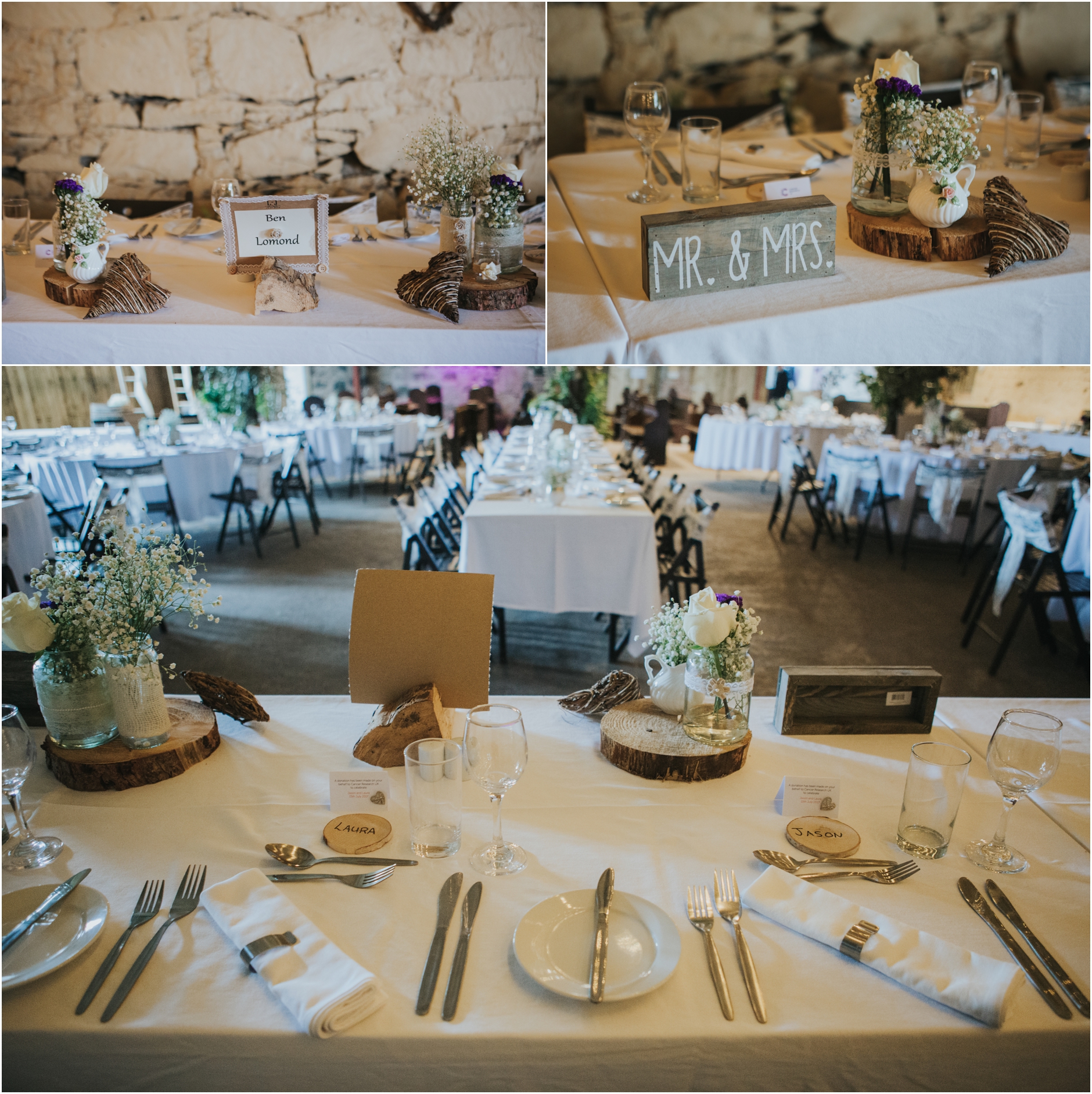 comrie croft summer wedding
