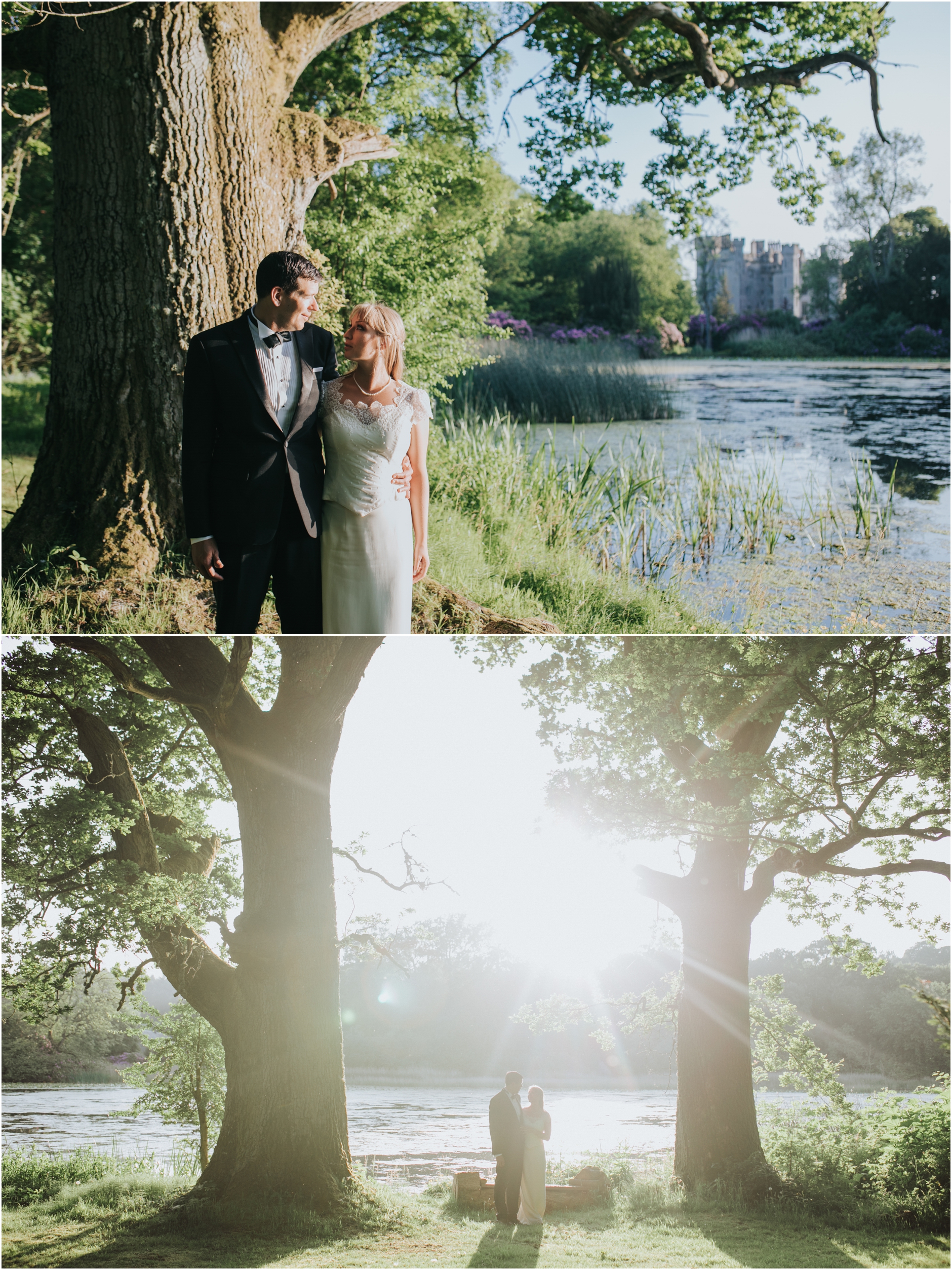 duns castle summer scottish elopement