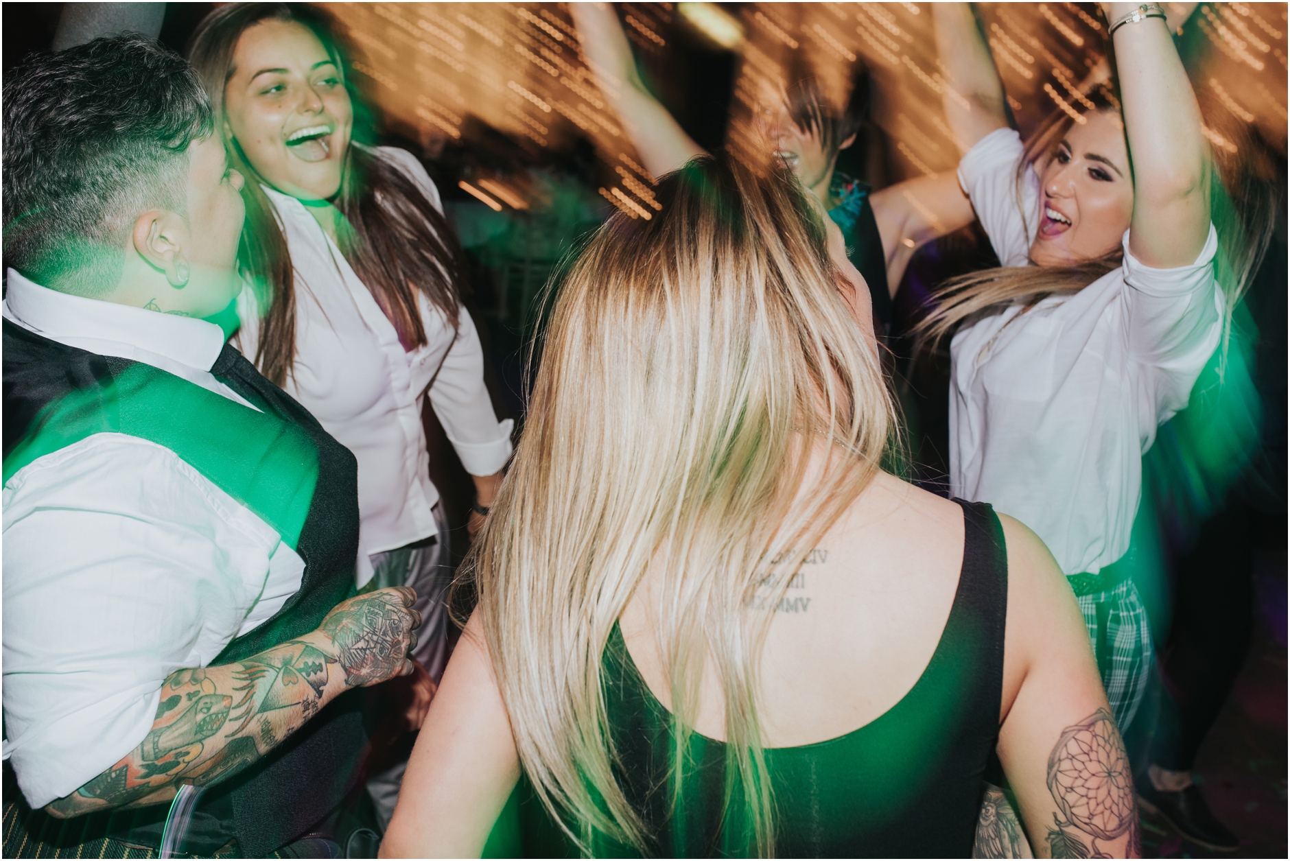 alternative scottish wedding photographer ceilidh dancing