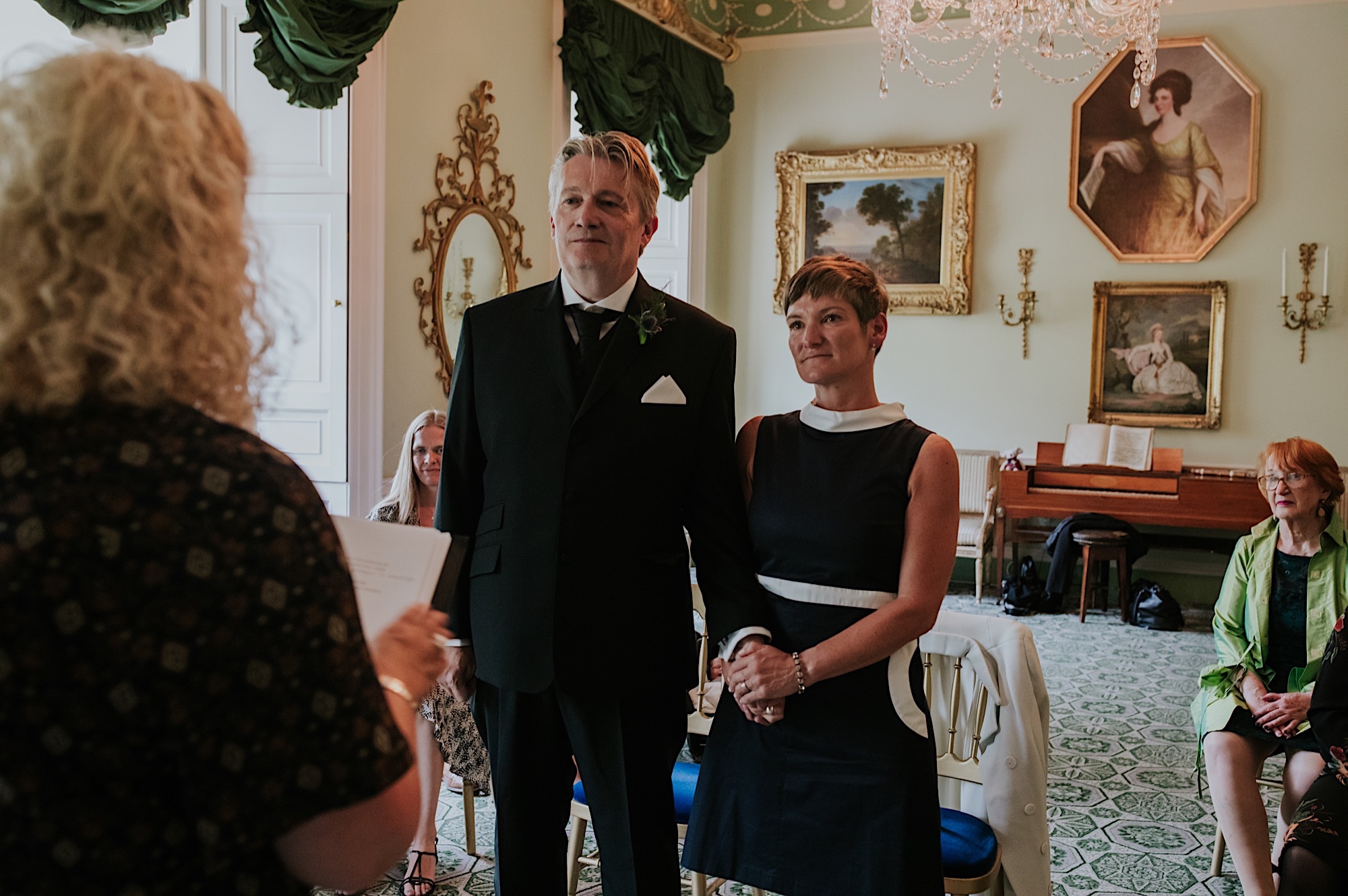 intimate wedding at georgian house edinburgh