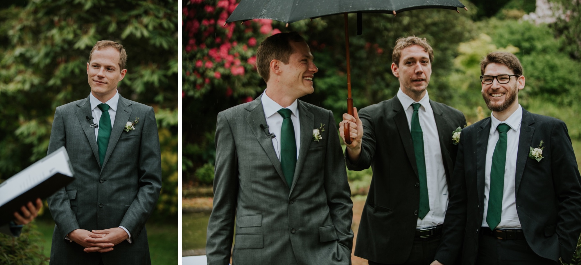 rainy kirknewton stables wedding photographer