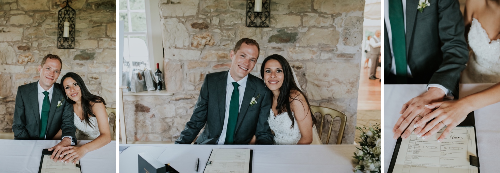 rainy kirknewton stables wedding photographer