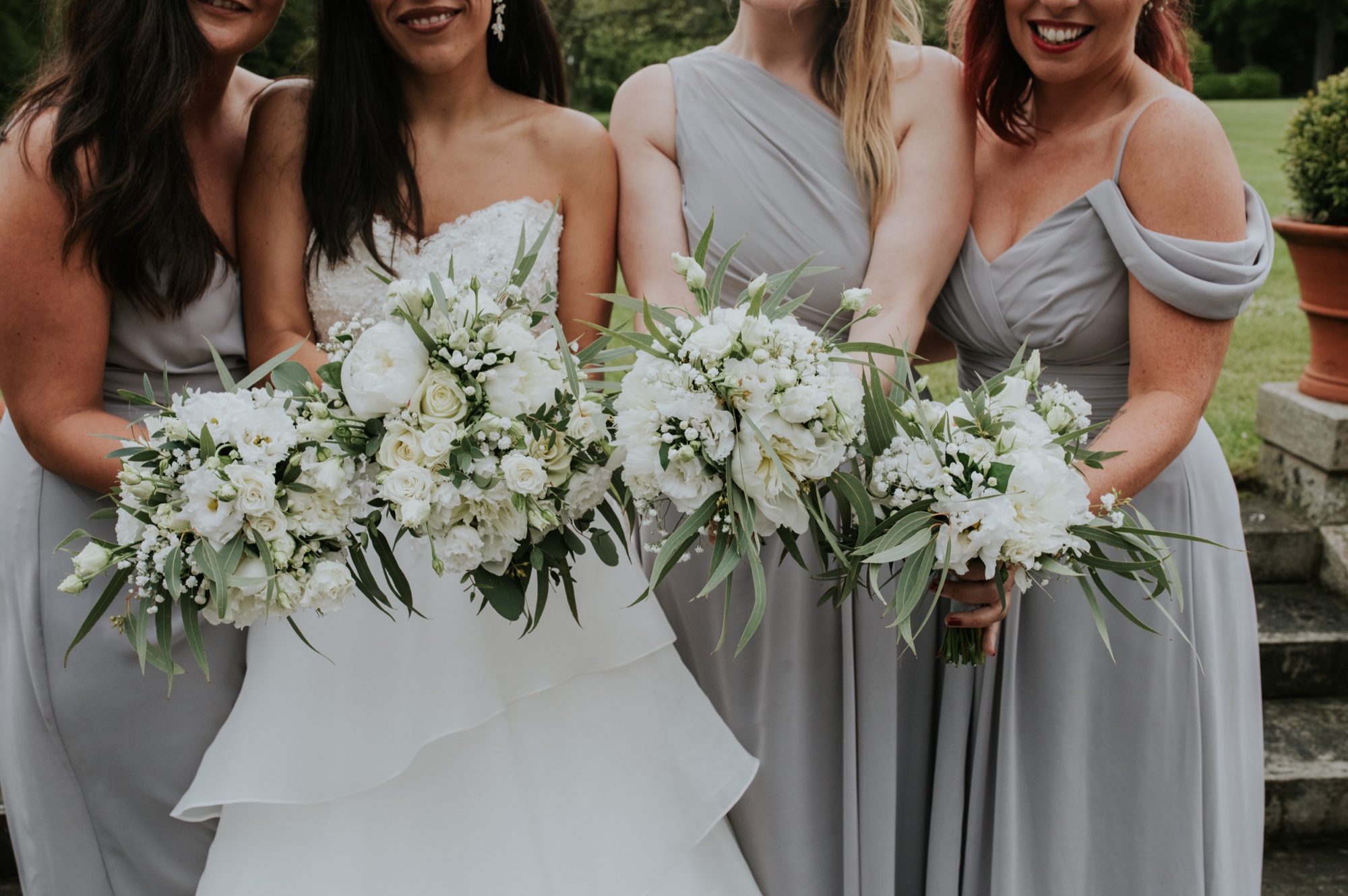 rainy kirknewton stables wedding photographer