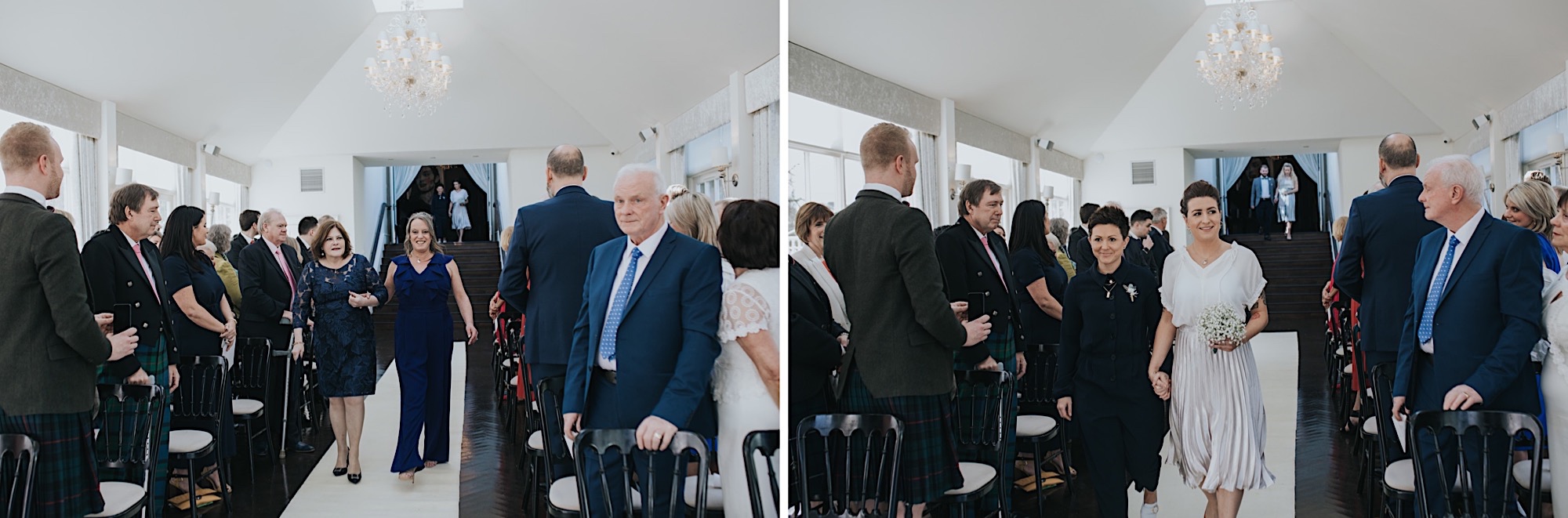 stylish carlowrie castle wedding