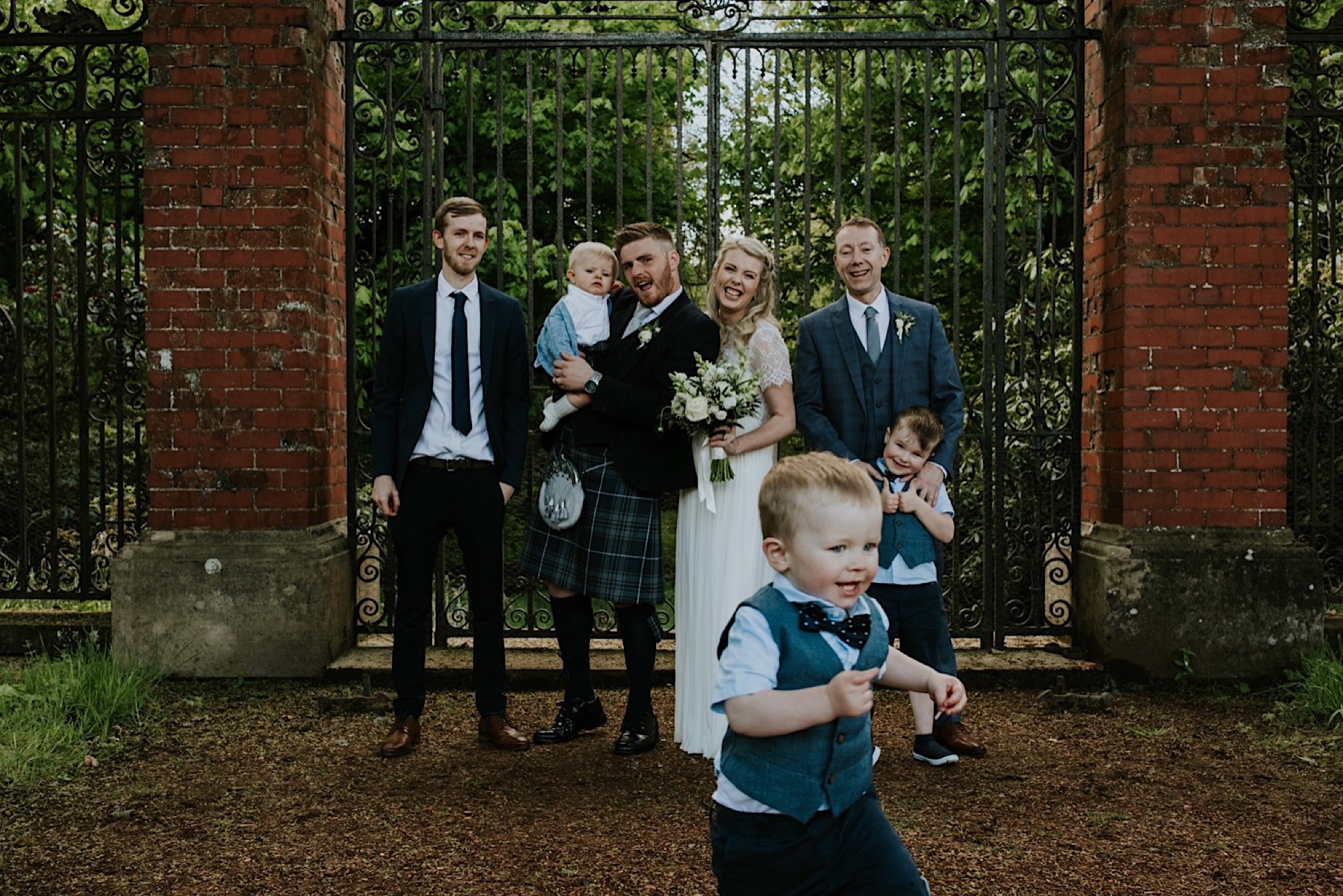 rustic summer barn wedding