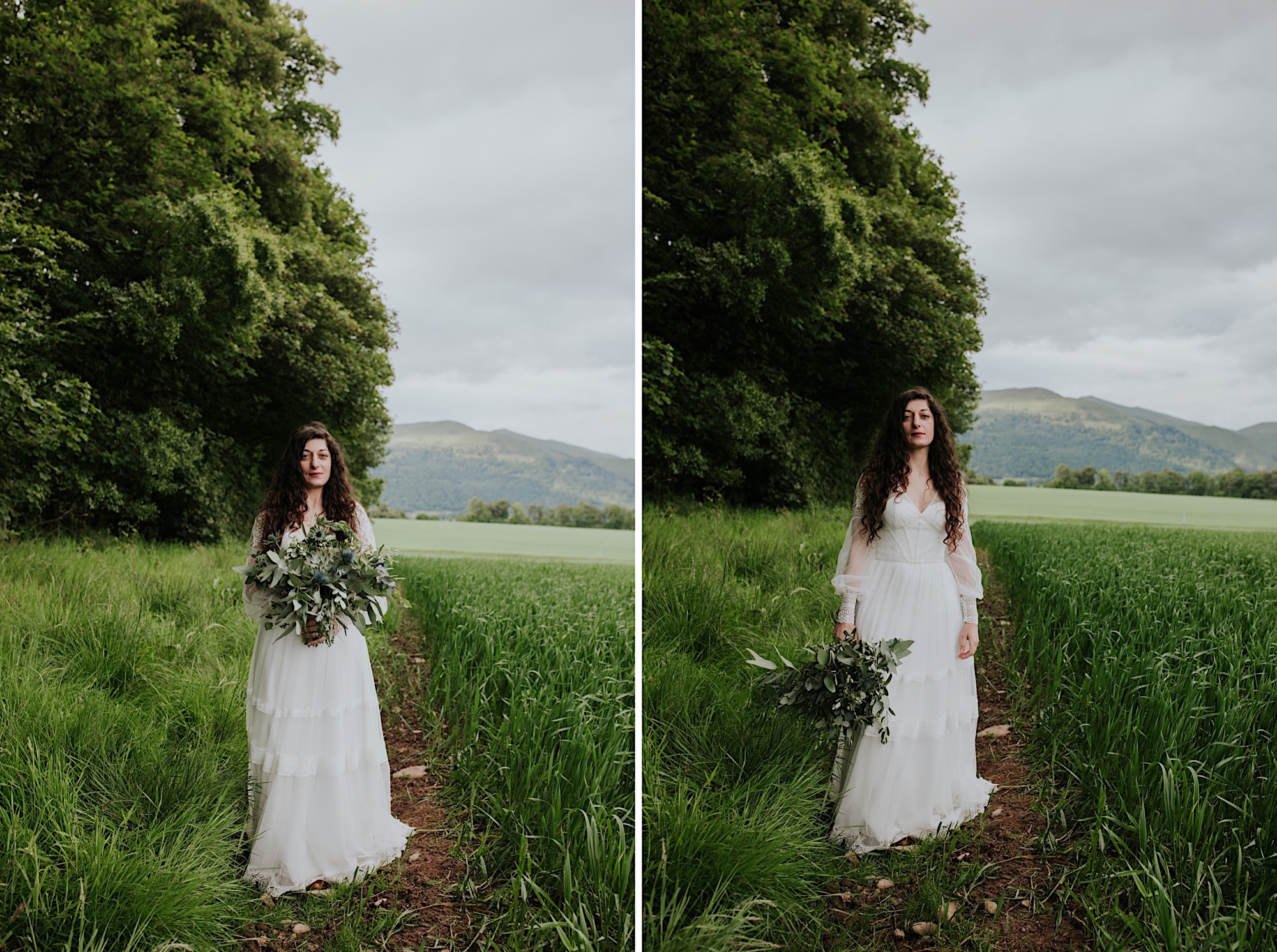 scottish woodland elopement