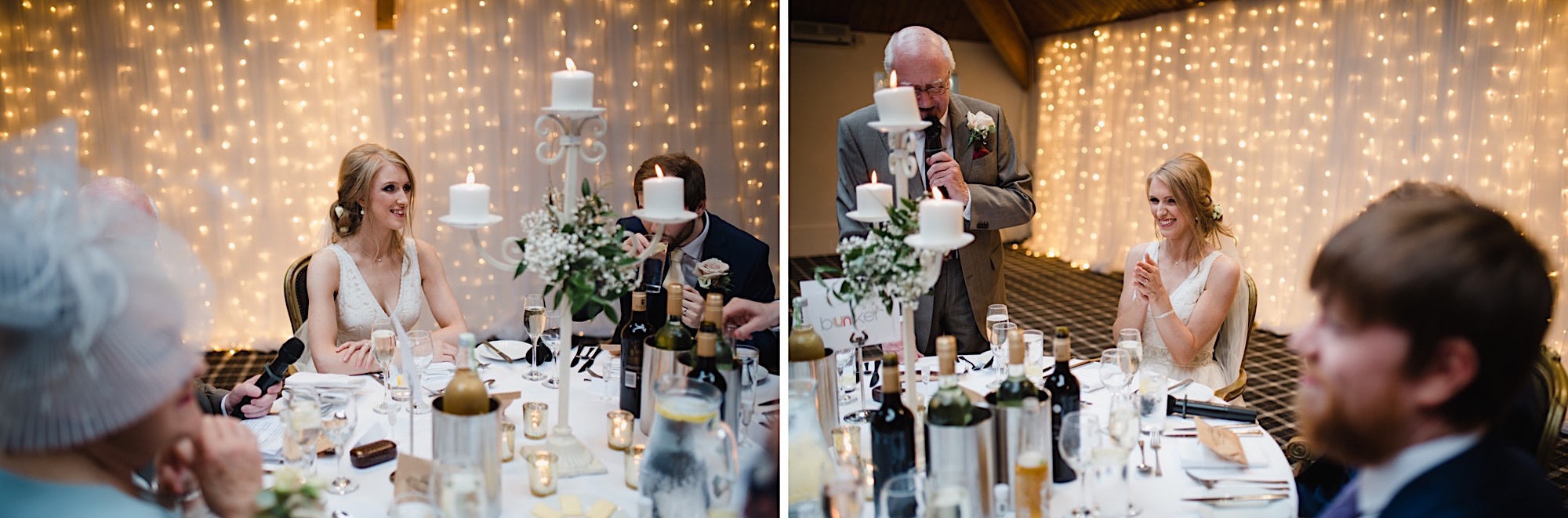 father of the brides emotional speech at loch lomand wedding