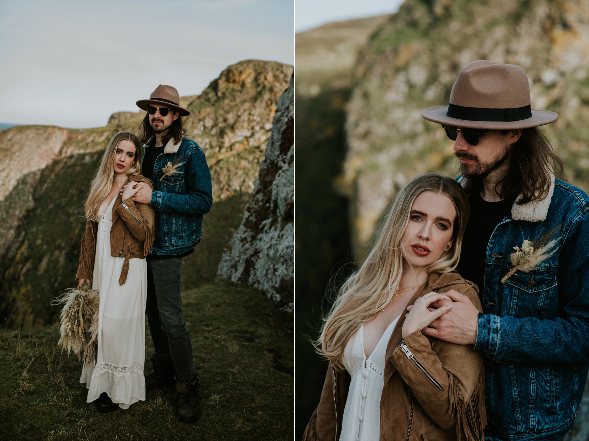 st abbs elopement photography